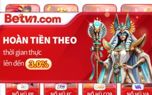 Thưởng Hoàn Trả Tại Betvn Nhận Lên Đến 2,5% Thanh Toán